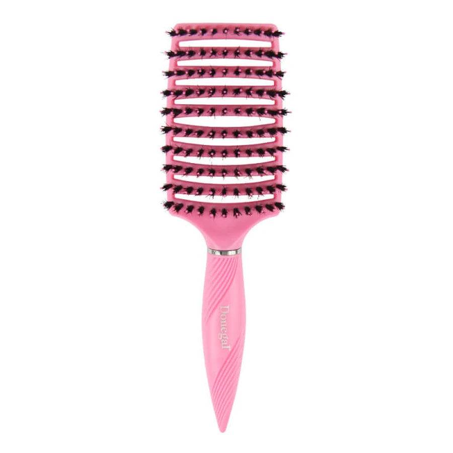 Donegal Miscella Brush Ventilated Wax Brush Pink