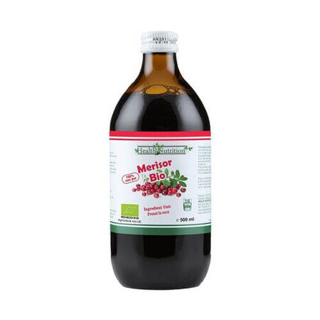 Biologisch zwarte bessensap, 500 ml, Health Nutrition