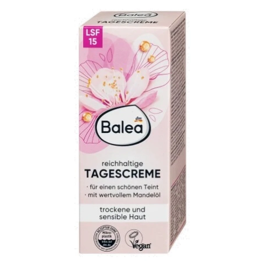 Balea, Crema Rica de Día SPF15, 50ml