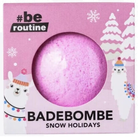 Be routine, Snowy Holidays, bath ball, 165g