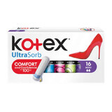Mini serviettes UltraSorb, 16 pièces, Kotex
