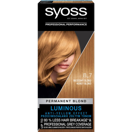 Syoss Permanent Colour Waskleur 8_7 Honing Blond