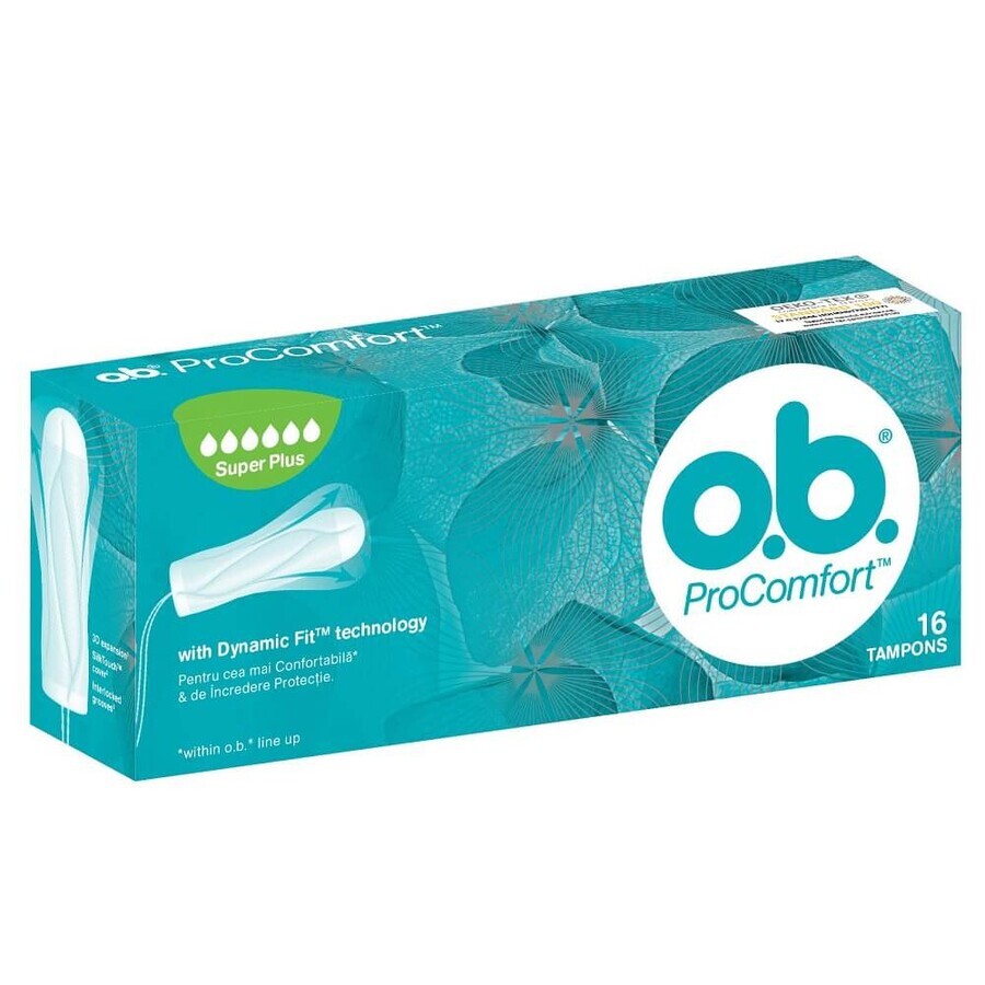 Tamponi ProComfort Super Plus, 16 pezzi, OB