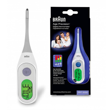 Thermomètre digital flexible de précision PRT2000, Braun