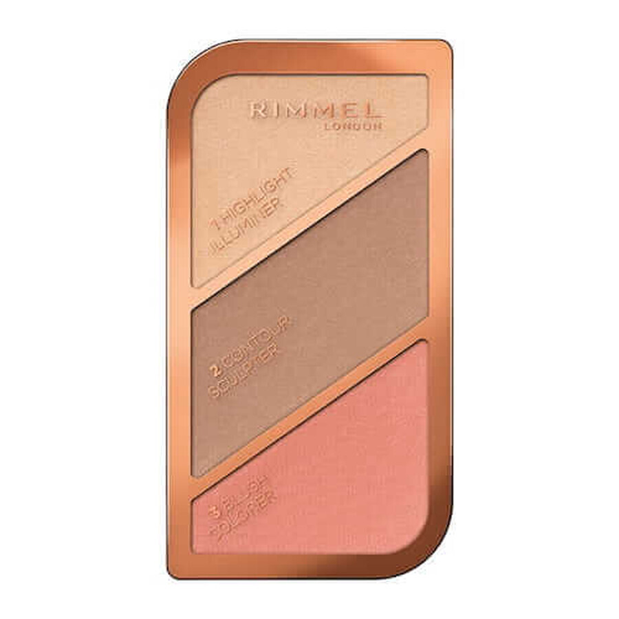 Rimmel Kate Face Contouring Palette 002 Coral Glow, 18.5g