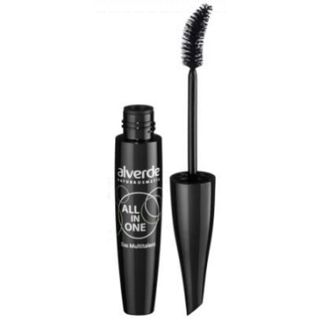 Alverde, All in One, Mascara per ciglia, rosso, 12ml