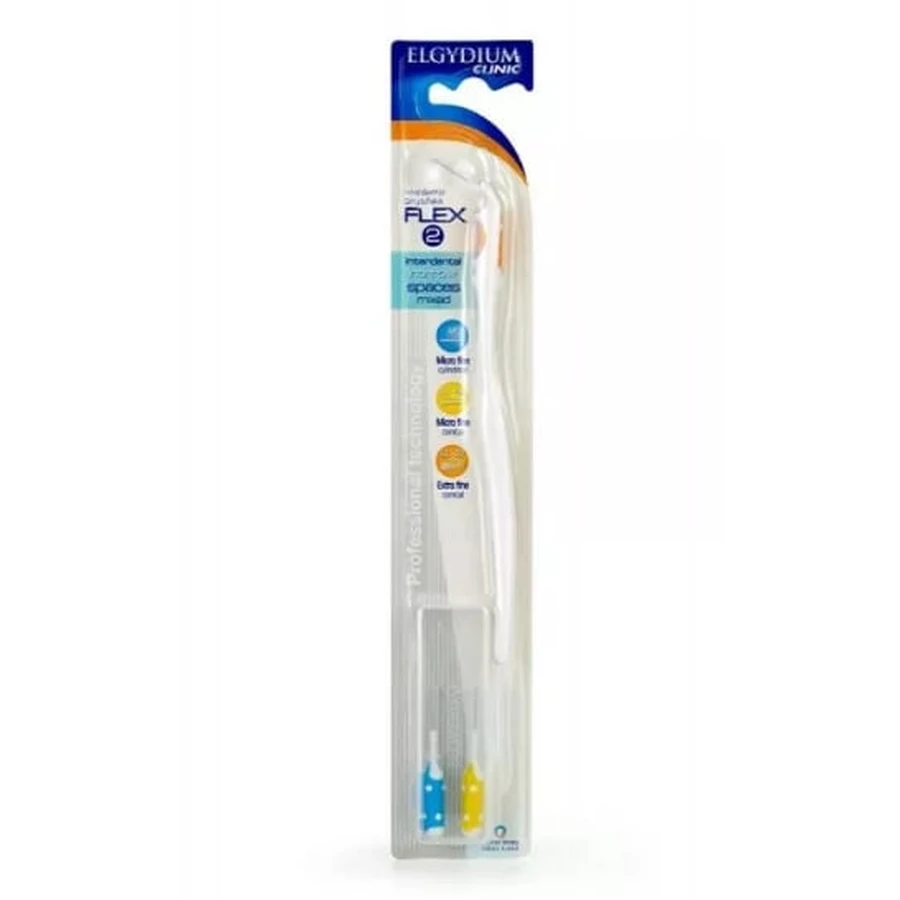 Elgydium klinische interdentale tandenborstel 2 Flex point mix 1 stuk