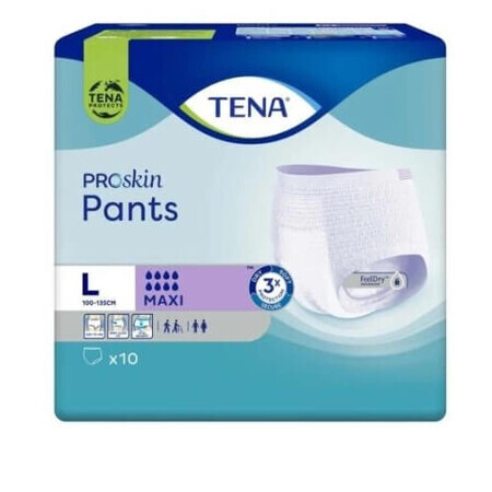 Tena Pants ProSkin chonic chiloți maxi L, 10 unități - Termen lung!