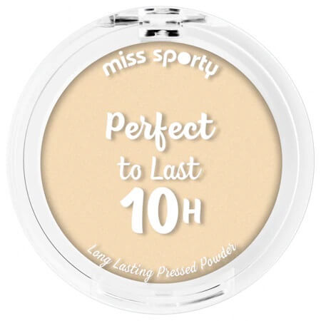 Miss Sporty Perfect To Last 10H Poudre longue tenue 010 Porcelaine, 9g