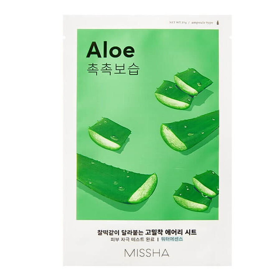 Missha Hydraterend en elastisch masker met aloë vera, 19ml