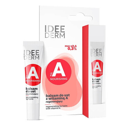 Idea Derm, Regenerierender Lippenbalsam mit Vitamin A, 12 ml