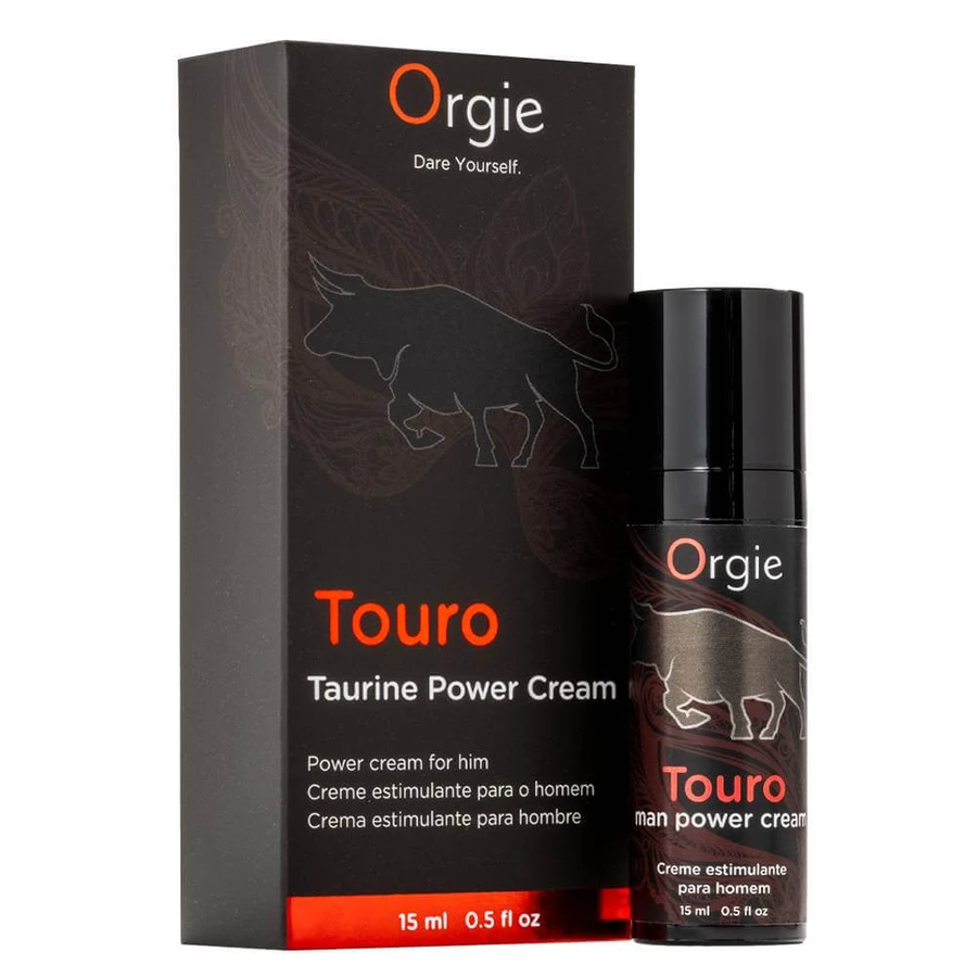 Orgie Touro Taurine Power Erectie Verbeterende Crème, 15ml