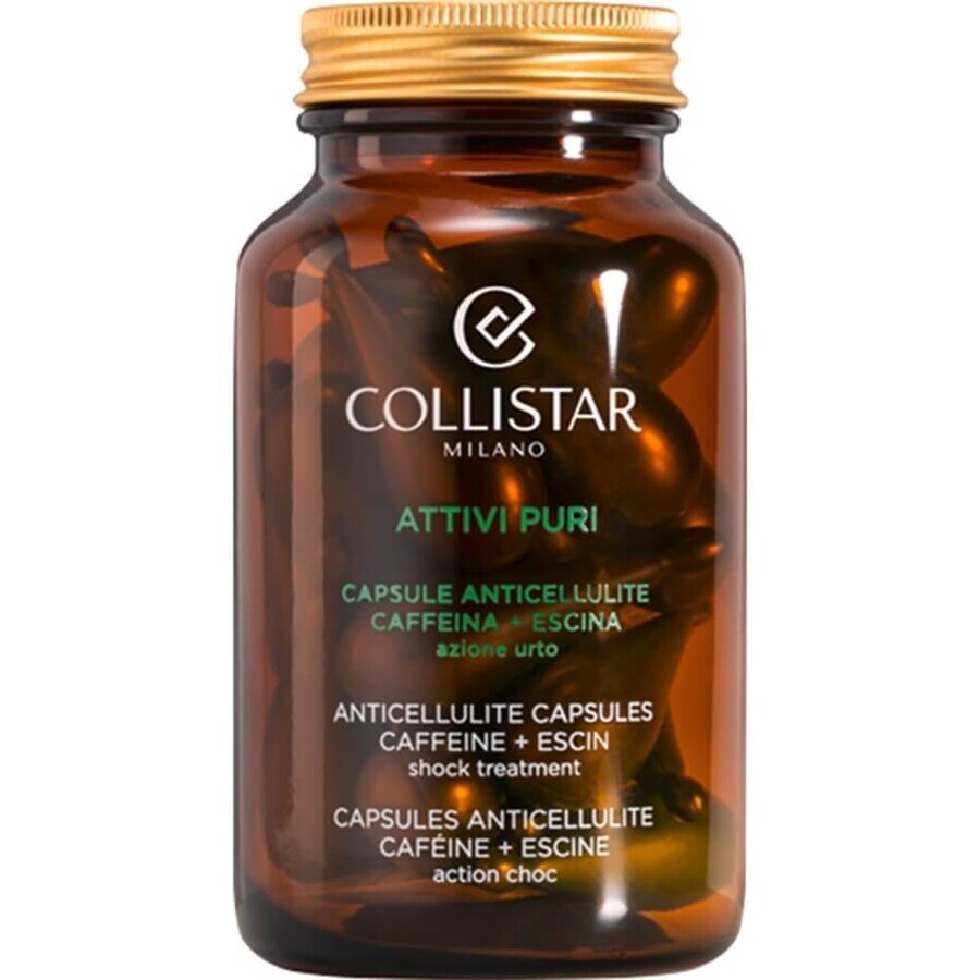 Collistar Attivi Puri Anti-cellulite capsules with caffeine, 14 pieces