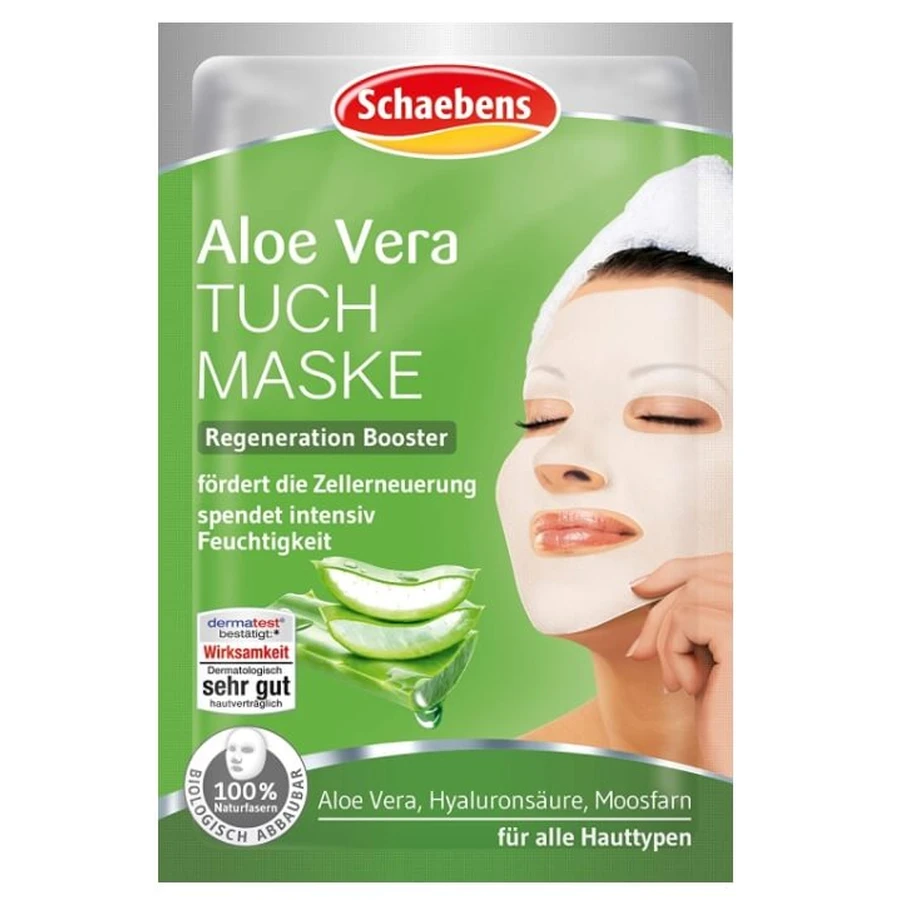 Schaebens, Gesichtsmaske mit Aloe-Vera-Extrakt, 1 Stück