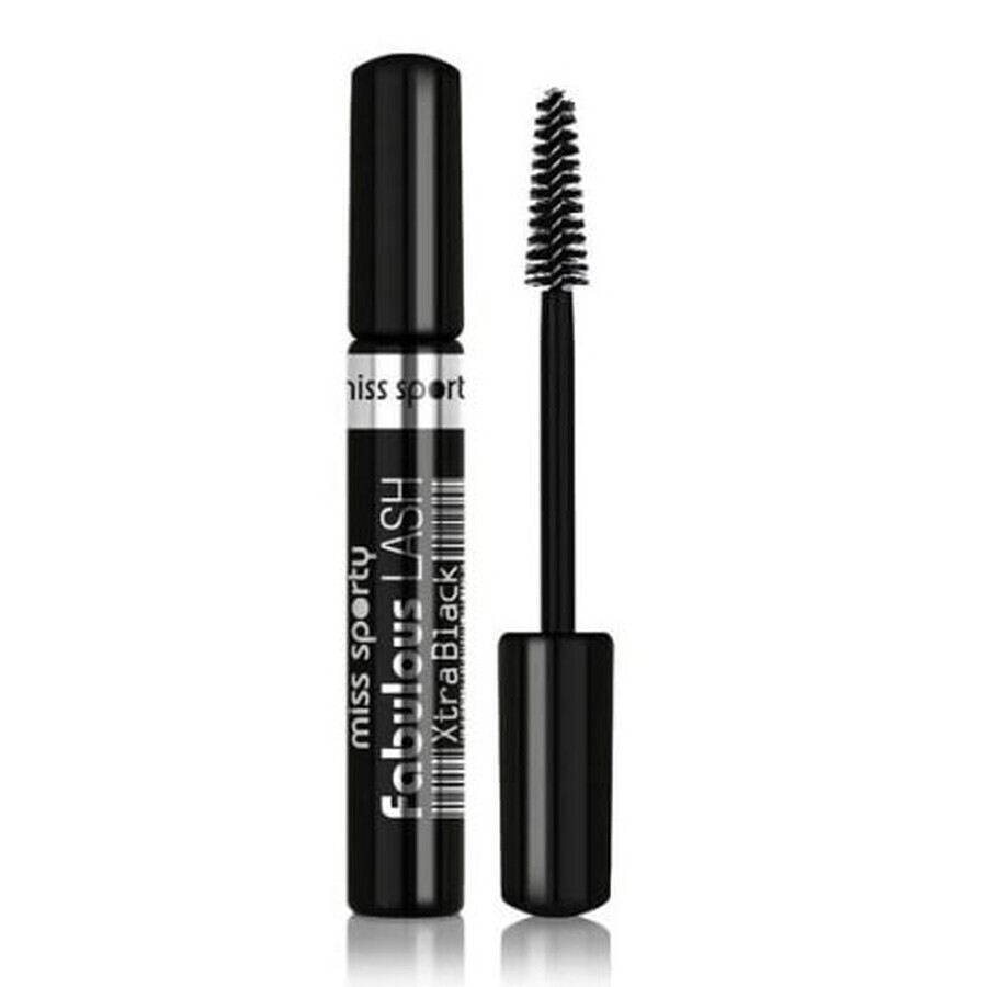 Miss Sporty Fabulous Lash Fabulous Lash Xtra Máscara de pestañas 001 Xtra Negro, 8ml