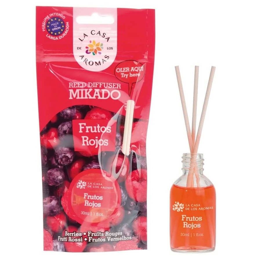 La Casa de los Aromas Rote Frucht-Duftstäbchen, 30ml