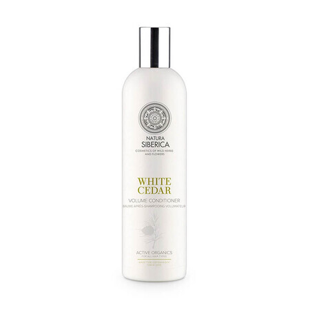 Balsam de păr Natura Siberica White Cedar pentru creșterea volumului, 400ml