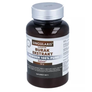 Singularis, extract superior de sfeclă roșie 100% sabeet pur, 100 g