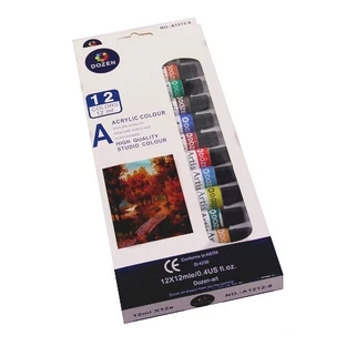 Acrylverf in tubes, 12x12 ml