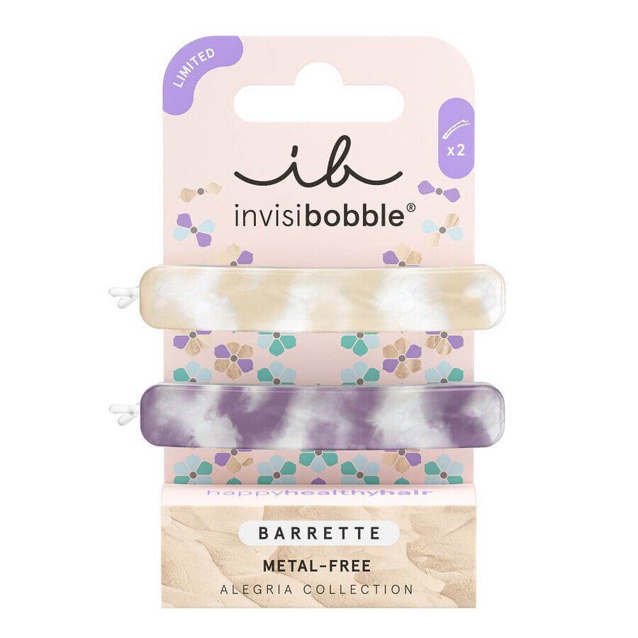 Invisibobble Barrette Alegria lichte was clips Zet de genezers aan, 2 stuks