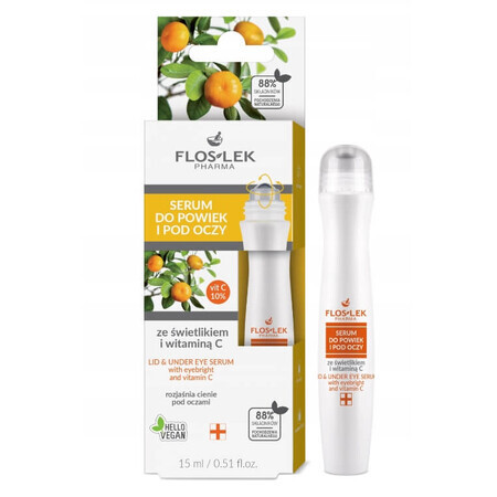 Floslek Pharma Ooglid en Onderoog Serum met Vitamine C, 15 ml