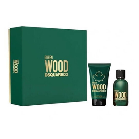 Dsquared2 Green Wood Pour Homme Set Eau de toilette 100ml + douchegel 150ml