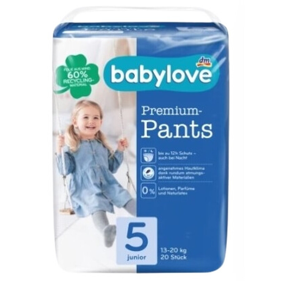 Babylove, pañales, 13-20kg, 20 unidades