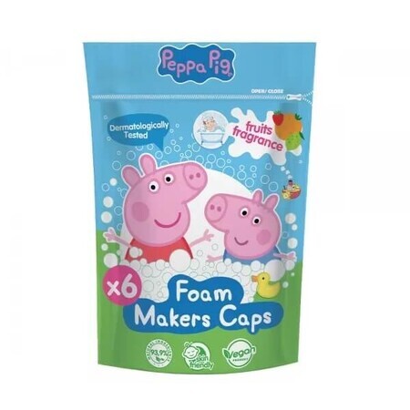 Peppa Pig bath foam, 6x16g