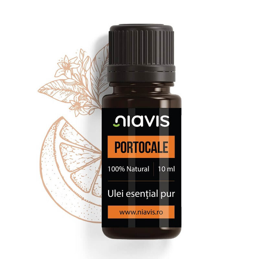 Sinaasappel etherische olie, 10 ml, Niavis