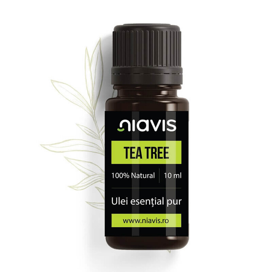 Tea tree etherische olie, 10 ml, Niavis