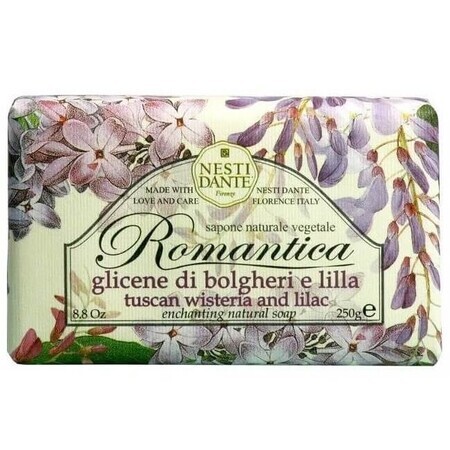 Săpun de toaletă Nesti Dante Romantica Glycynia amp; Lily, 250g