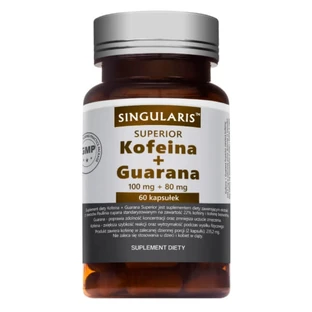 Singularis, Cafeïne + Guarana, 60 capsules