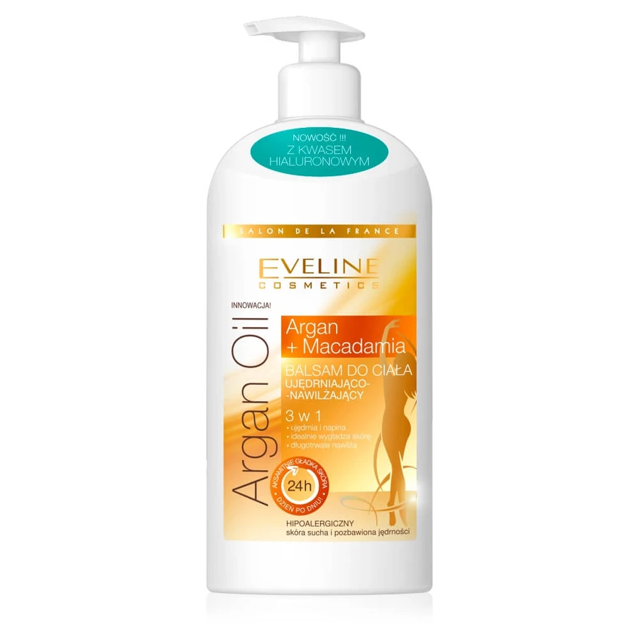 Eveline Cosmetics Argan Oil Argan + Macadamia Balsam do ciała 3w1, 350ml: ceny i cechy