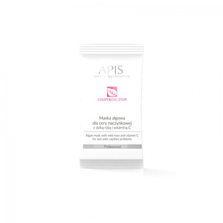 Apis Couperose-Stop Algenmasker voor de couperose huid met rozenbottel en vitamine C, 20g