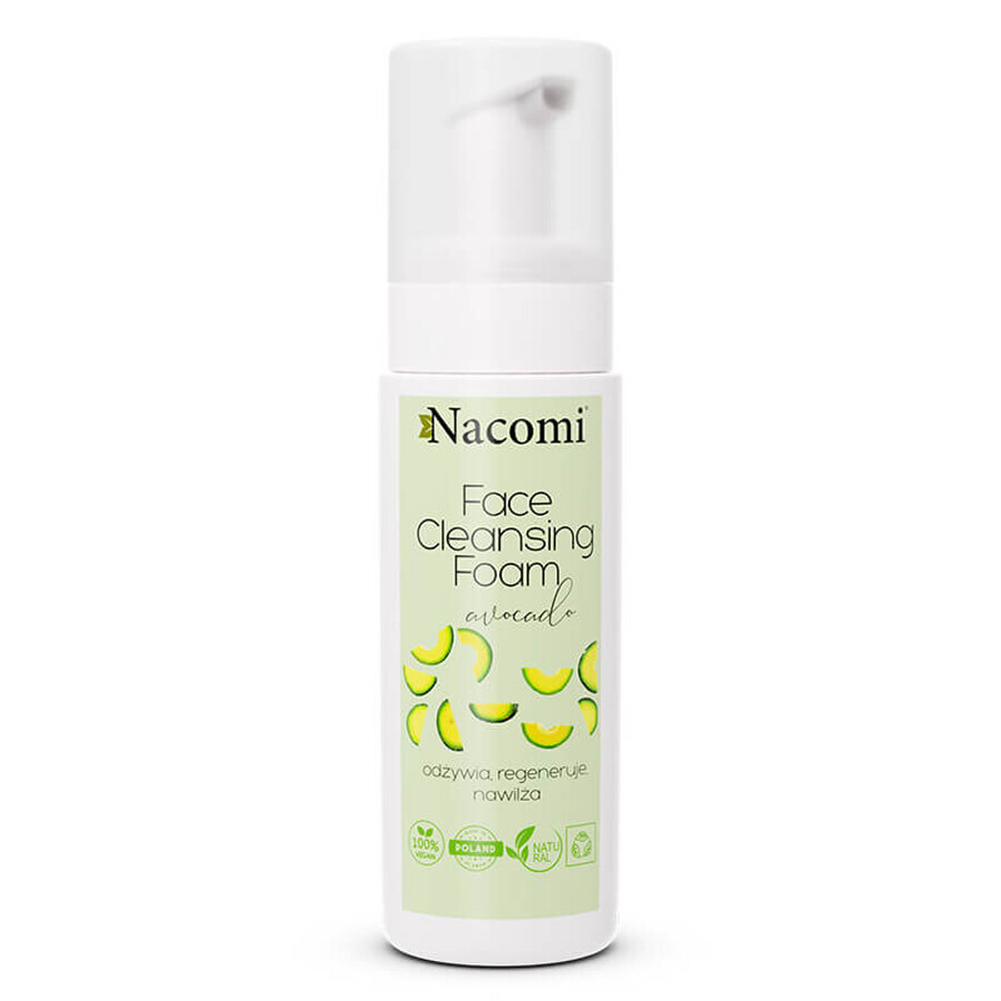 Nacomi Avocado Gezichtsreinigingsschuim, 150ml