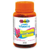 Gummibeertjes met natuurlijke vitamine D3, 60 beertjes, Pediakid