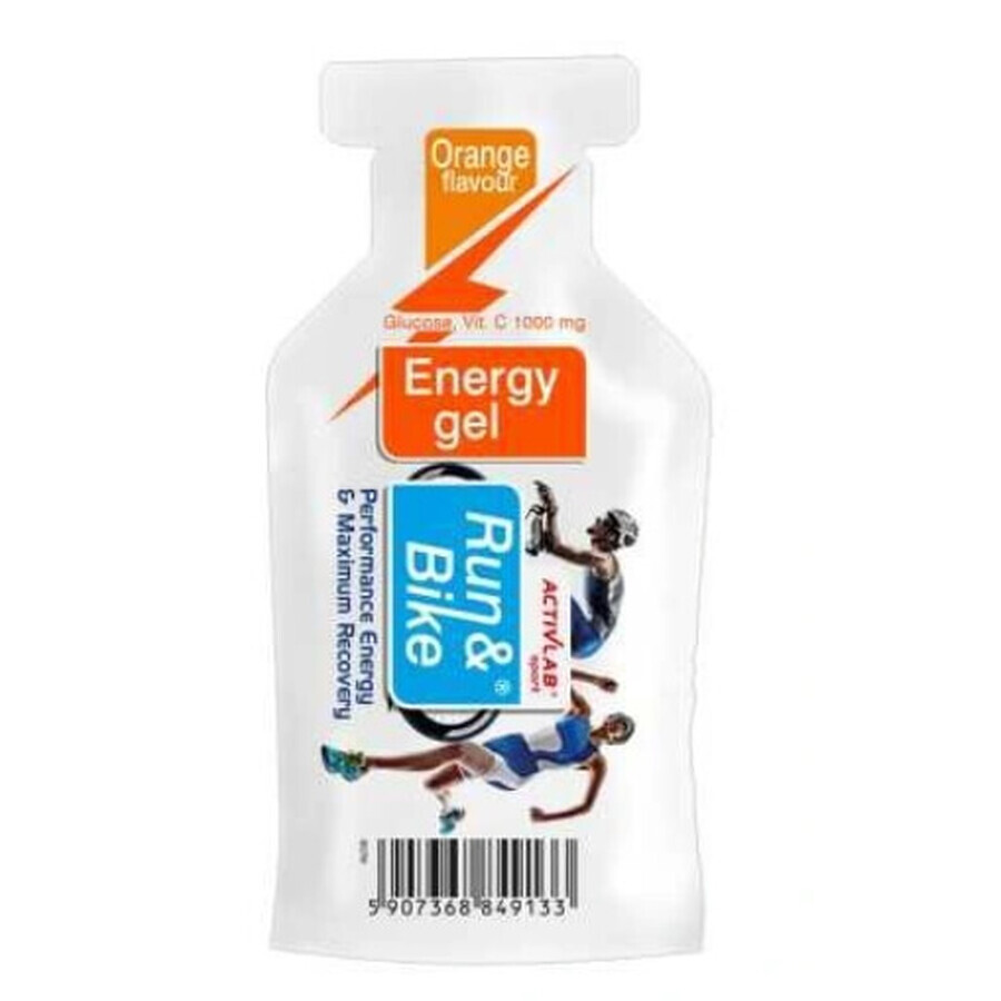 Run amp; Bike, Pomaracza energie gel, 40g