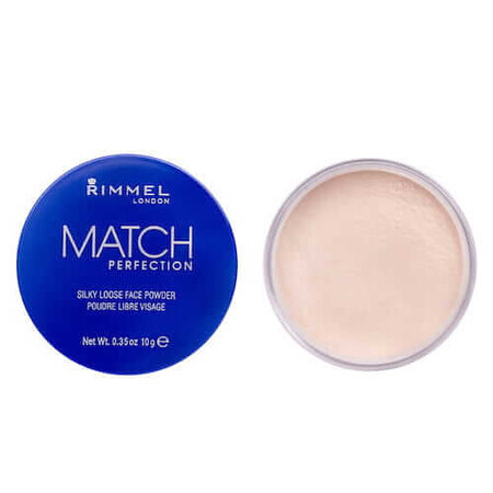 Rimmel Match Perfection Polvos Sueltos Sedosos 001 Transparente, 10g