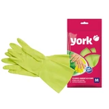 York, Rubber gloves, aloe vera, size L, 1 pair