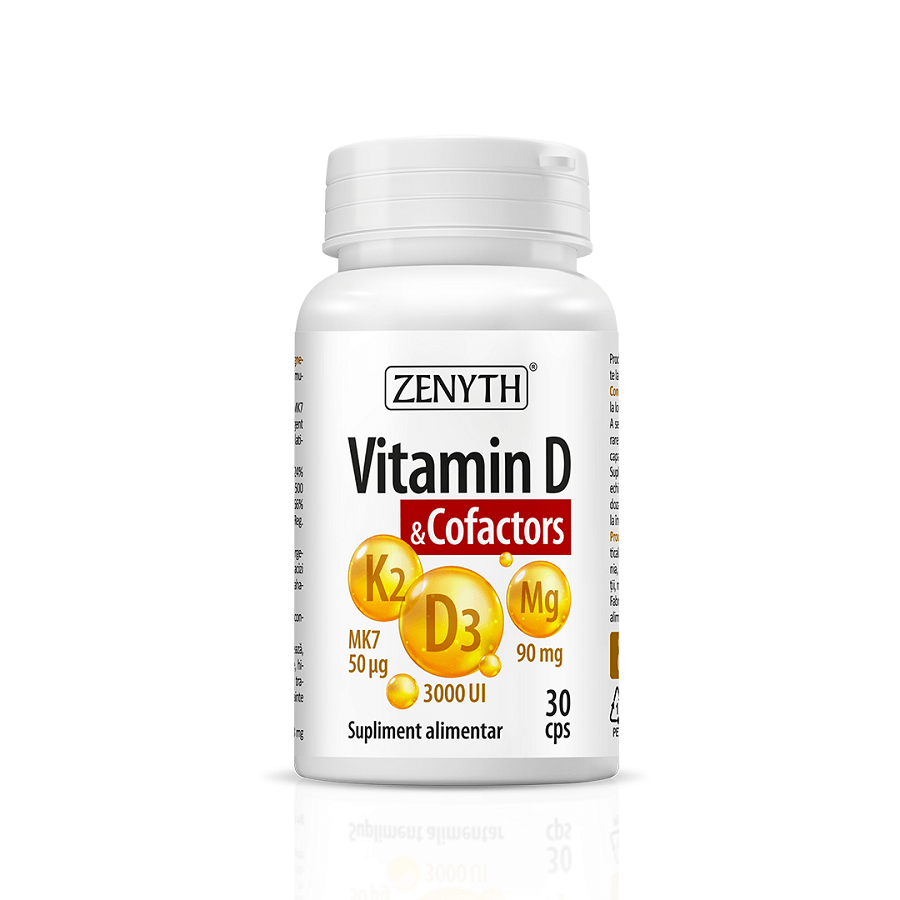 Vitamine D &amp; Cofactoren, 30 capsules, Zenith