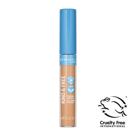 Rimmel Kind amp; Free veganistische vochtinbrengende vloeibare concealer 020 Licht, 7ml