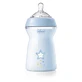 Chicco NaturalFeeling Fles met snelstroomspeen 6m+ Blauw, 330ml