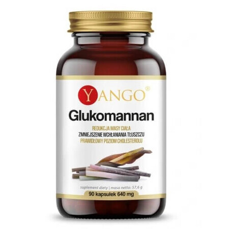 Yango, Glucomannaan, 90 capsules