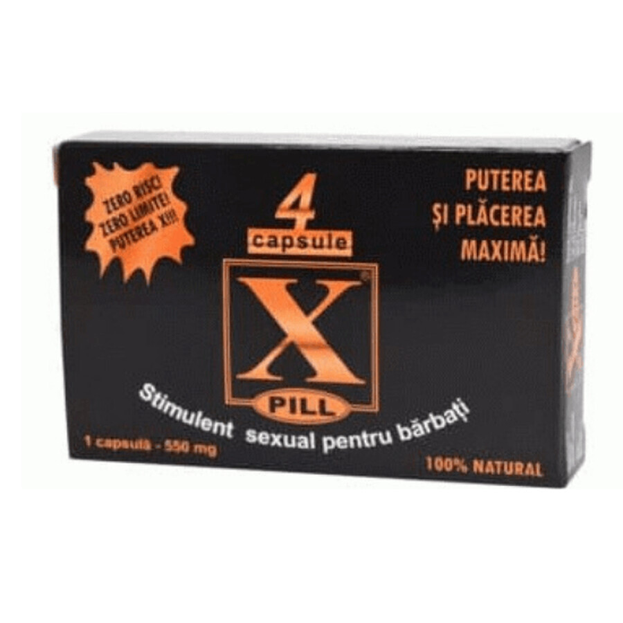 X-Pill, 4 capsules, Sichuan Wolong Pharmaceutical