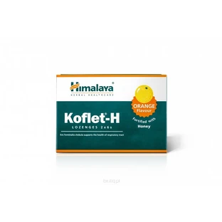Himalaya Koflet-H sabor naranja 12 comprimidos