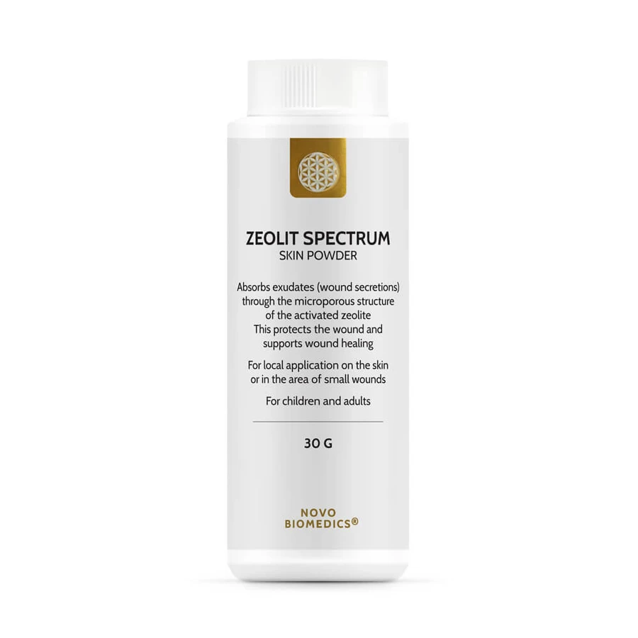 Zeolite Spectrum polvere per uso esterno, 30 g, Novo Biomedics