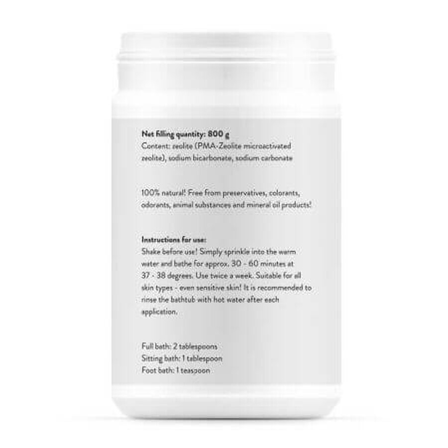 Zeoliet Spectrum alkalisch badzout, 800 g, Novo Biomedics