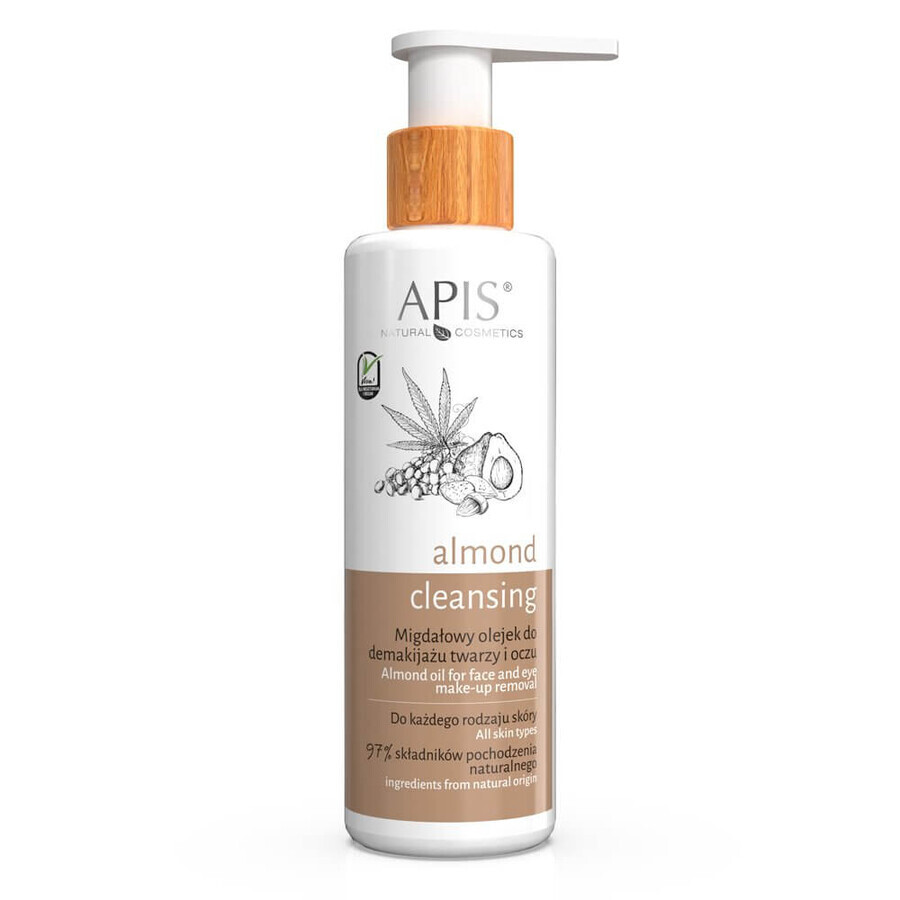 Apis Amandel reinigingsolie voor gezicht en ogen, 150ml