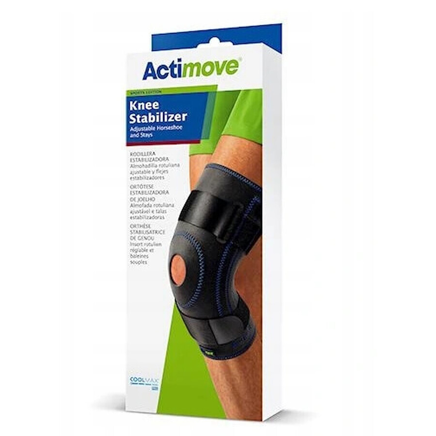 Actimove, kniebeschermers zwart maat S - Lange termijn!