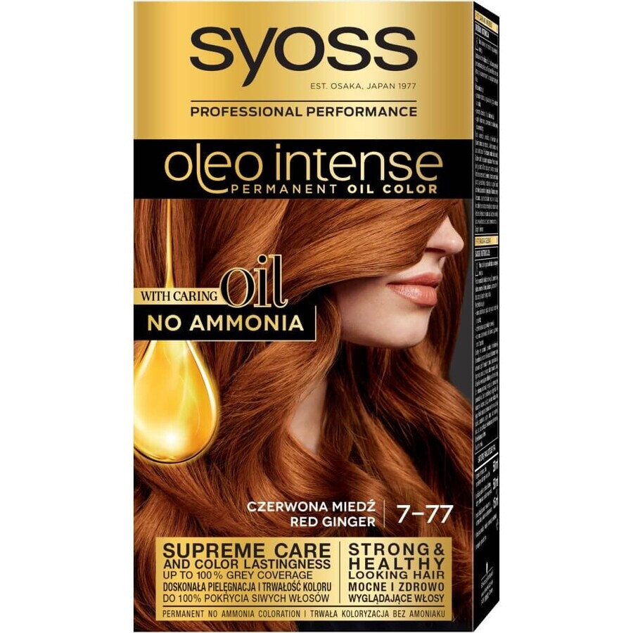 Syoss Oleo Intense Wax Colour avec huiles 7-77 Red Mied